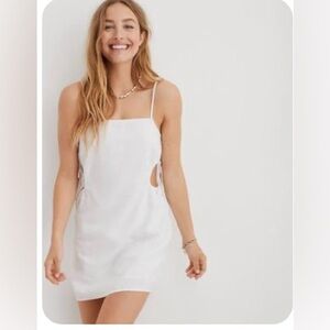 Aerie White Strappy Cutout Dress NWT
